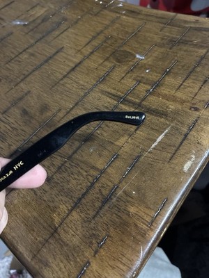 Moscot Vilda Black Plastic Full Rim Eyeglasses 48-22-145 Classic Frame
