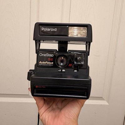 Polaroid OneStep SE AutoFocus AF 600 Film Instant Camera, Black (untested/as-is)