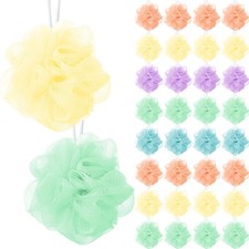 Sunnyray 100 Pcs Loofahs Bulk Bath Sponge Shower Luffas Exfoliating Body Scru...