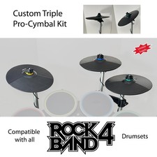 NEW Custom Rock Band 4 Triple Pro Cymbal Kit ...