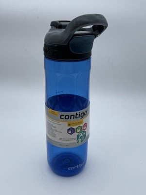 Contigo Cortland Autoseal Trinkflasche | Große 720ml Trinkflasche Blau (GEBRAUCHT)