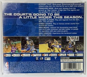 SEGA Dreamcast NBA 2K1 Online Play NTSC-U/C E 2000 Basketball 🏀