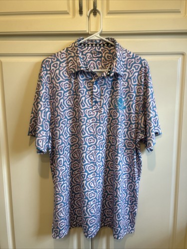 Tattoo Golf Performance Polo Vapor Collection Large