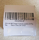 20 Pcs M8Thread Adjustable Furniture Levelers Table Feet Screw on — photo 2