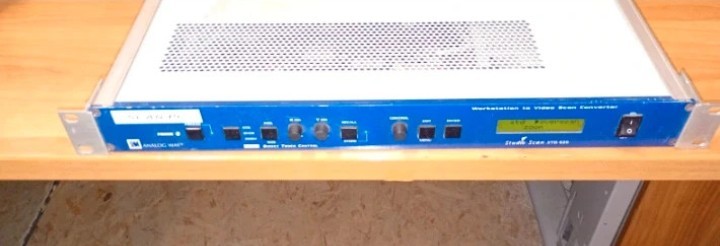 Analog Way Studio Scan XTD 620 Workstation Video Scan Converter Rack 1U