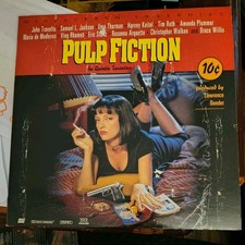 Pulp Fiction Widescreen Laserdisc LD 2-Disc - Quentin Tarantino Discs  Box G.C.