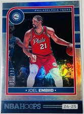 2024-25 Panini NBA Hoops Joel Embiid Premium Box Set #/199 Philadelphia 76ers
