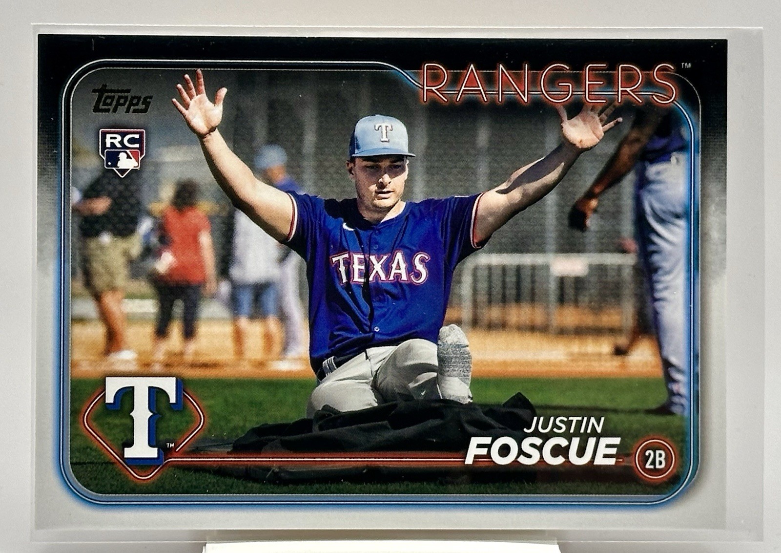 2024 Topps Update Series - Justin Foscue #US296 Golden Mirror Image Variation