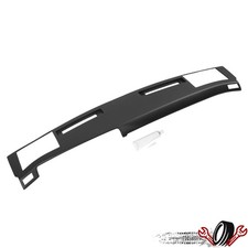 Black Dash Cover Cap Wside Vents Cut Out For Chevy S10 Pickup Gmc S15 1986-1993