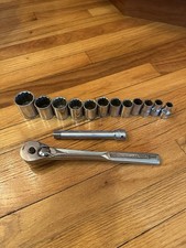 Craftsman 14 Piece 12 Ratchet And Socket Set Sae Craftsman 14 Piece 12 Ratchet And Socket Set Sae