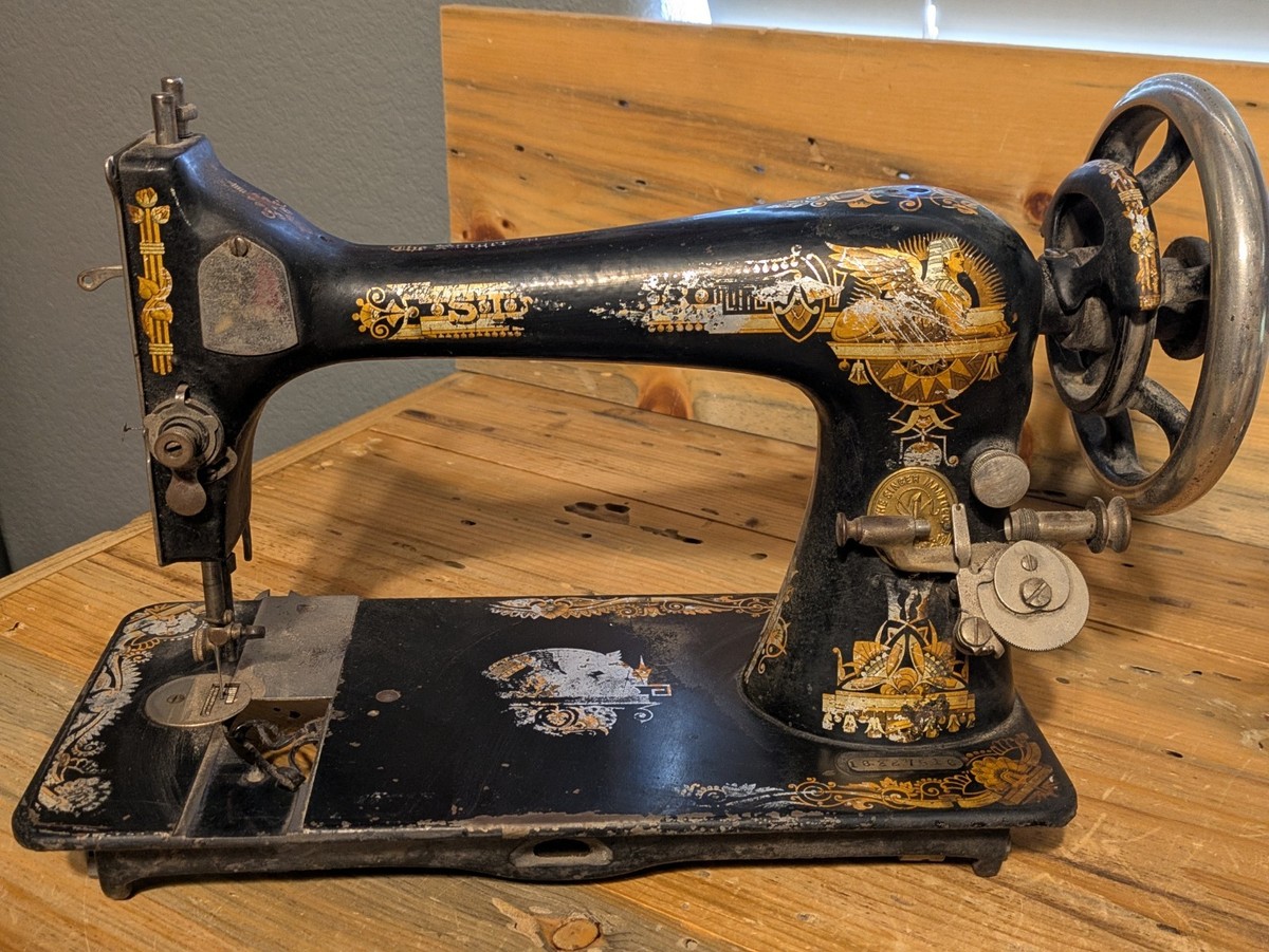 【S&H様】U.S.Aヴィンテージ SOCONY vintage Vintage 1899 Singer Sphinx Sewing Machine Model 27 Parts Or Repair