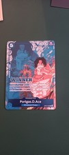 One Piece Card TCG Portgas D Ace OP07-053 Tournament Pack 8 Winner Card