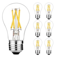E26 Edison Bulb 6W 60 watt Light Bulb Dimmable Daylight 5000K Edison Light Bu...