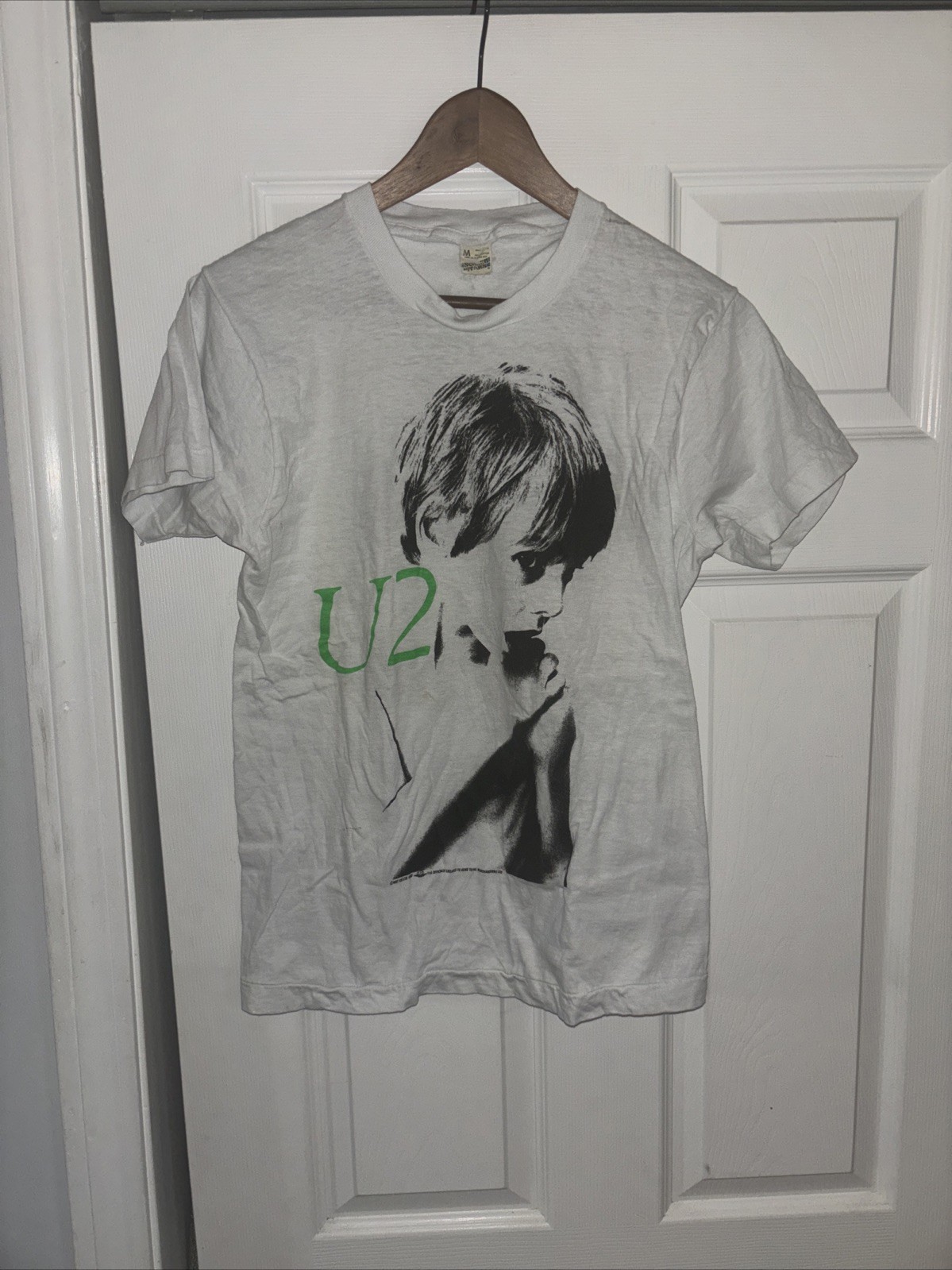 U2 “Boy” ScreenStars 1980s vintage concert t-shirt, vintage, size M, single stitch, B+ condition