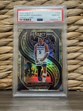 2024 Select Anthony Edwards Green Camo /125 PSA 10