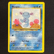 Wooper 71/75 Common Neo Discovery Pokemon Unlimited Lightly Played on eBay