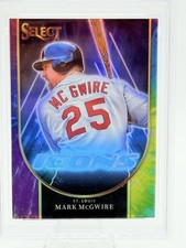 2024 Panini Select #13 Mark McGwire Icons Tie Dye Prizms /25 Pop Of 1 🔥
