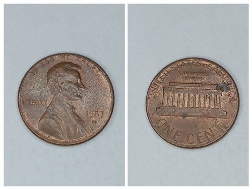 1983-D Lincoln 1c Memorial ~ BROADSTRUCK & Tilted Collar ERROR ~Possible DDO J57 - Picture 1 of 16