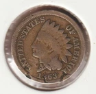 US Rare Old West 1863 Indian Head Penny Coin Collection Civil War Shield Cent 🔥