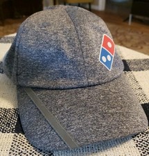 Domino's Pizza Employee Gear Gray Ball Hat Cap Adjustable Strap Back Cap