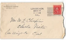 Long Beach CA to Chula Vista CA, machine cancel