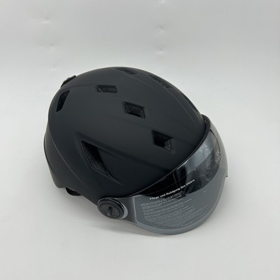 Odoland Erwachsene Skihelm Skihelm mit Visier, Leichter Race-Helm mit Helmvisier
