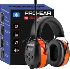 033 2.0 Upgraded Bluetooth Hearing Protection AM FM Radio Headphones - 31SNR Noi