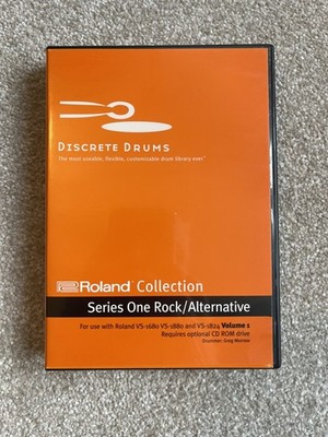 DISKRETE DRUMS Roland Collection Series One Rock/ Alternative VOL 1 VS & Audio