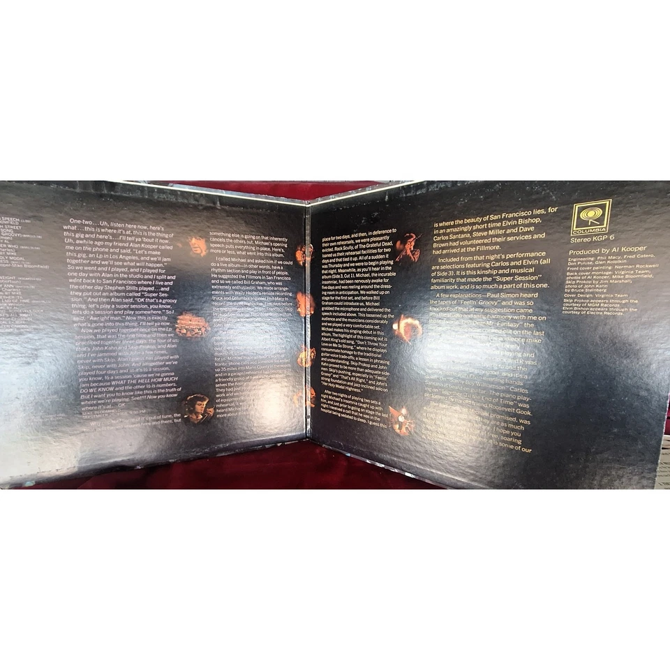 Mike Bloomfield & Al Kooper- THE LIVE ADVENTURES OF- Vinyl Double LP- G/VG+ '69 Foto 3 de 4