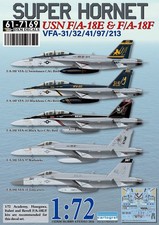DXM 1/72 SUPER HORNET USN F/A-18E & F/A-18F ~...