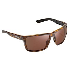 Bajio Stiltsville Sunglasses, Brown Tort Gloss Frame, Copper Glass Lens