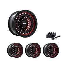 6x139.7 18x9 Black Off-road53 Wheels Rims Set Of 4 For Toyota Tundra Sequoia