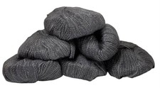 5-Mohair Yarn Balls 25gm Gray White High lites 25gm 50 Mohair 50 Acrylic