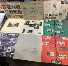 Lot of 46 Vintage 12  Records Company Inner Sleeves for 33 RPM Records  NICE 