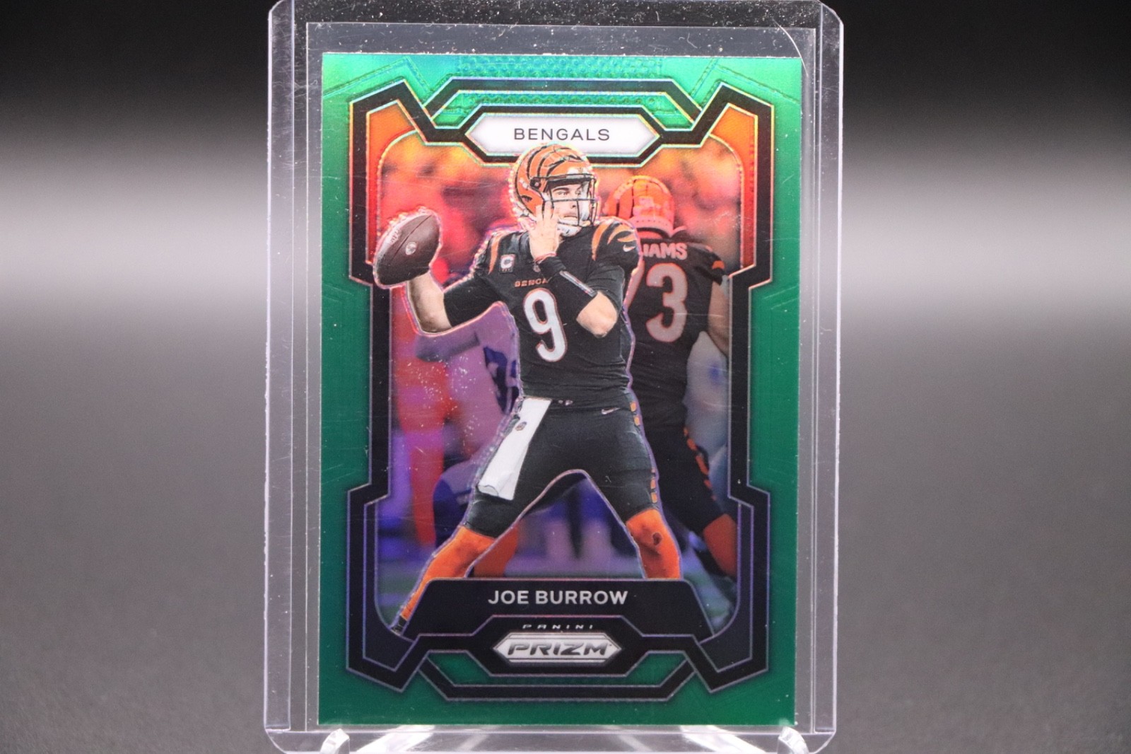2023 Panini Prizm - Joe Burrow #57 Green Prizm - Bengals