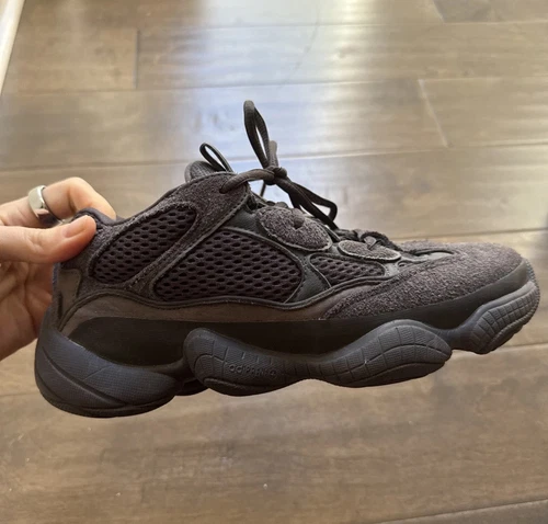 Men's Adidas Yeezy 500 'Utility Black' F36640 Size 6.5