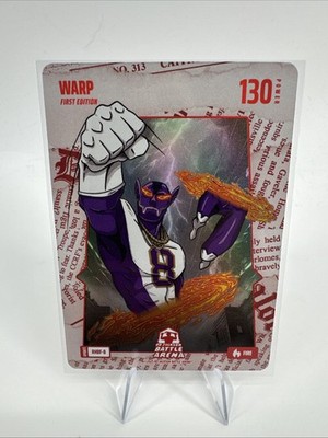 Bo Jackson Battle Arena Update - WARP ''Lamar Jackson'' Red Headliner Fire #RHBF-8
