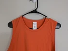 Athleta Tank Top Women's Large Orange Stretch Yoga Gym Athletic Running