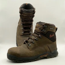 Men's Danner Crafter 6" Composite Toe Leather Work Boot Brown sz. 8 12435