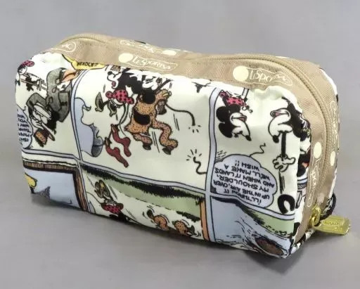 [Used] Disney Vintage Comic RECTANGULAR COSMETIC … - image 1