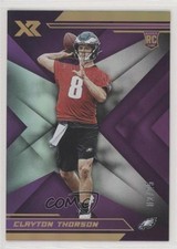 2019 Panini XR Rookies Purple 2/25 Clayton Thorson #167 2ct