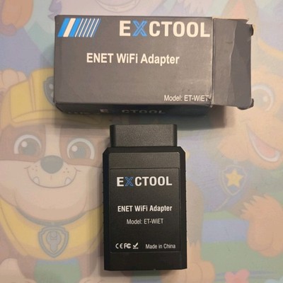 Exctool ENET WiFi Adapter Ethernet to OBD2 Diagnostic & Coding Tool BMW F/G/I
