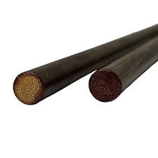 Vintage Rolled Linen Micarta Round Rod- 1/4" x 11 1/4"