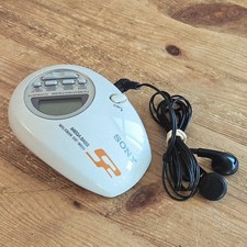 Sony S2 TV Weather FM/AM Walkman SRF-M85V Belt Clip Mega Bass Tested Working