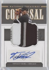 2020 Panini National Treasures Holo Gold 25/25 Thyago Vieira #CMS-TV Auto uk2