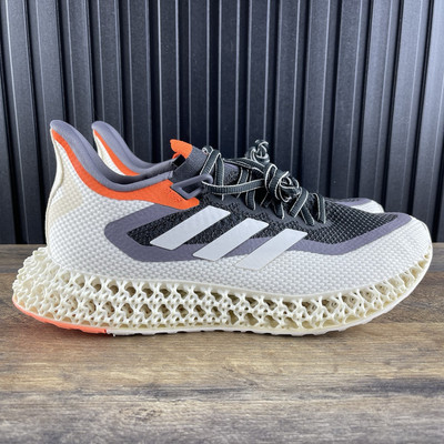 Adidas 4DFWD 2 Low Size 8 Mens Carbon Cloud White Orange Shoes