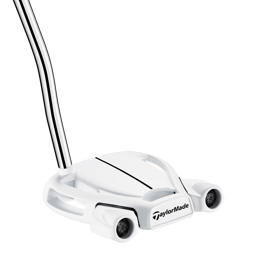 TaylorMade Spider Ghost White Putter - Double Bend - LEFT - 35 - WHITE DB - Golf Clubs