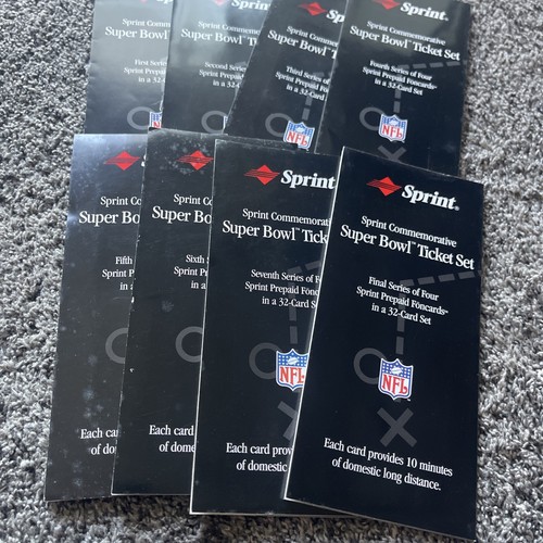 Complete Sprint Commemorative Super Bowl NFL Ticket Set of 32 (1967 to 1998) - Picture 4 of 6