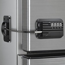 WILNIRY Fridge Lock with Combination Code - Child Safety Refrigerator Door Lock
