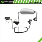 Mirrors Pair Chrome Complete Fits 97-10 International 9200 9400I 9900I 5900